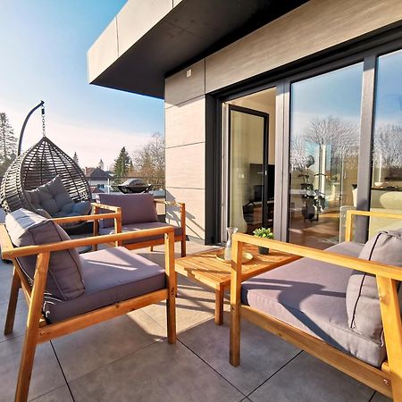 Fynbos Penthouse Deluxe, Balkon, Parkplatz Leilighet Straubing Eksteriør bilde