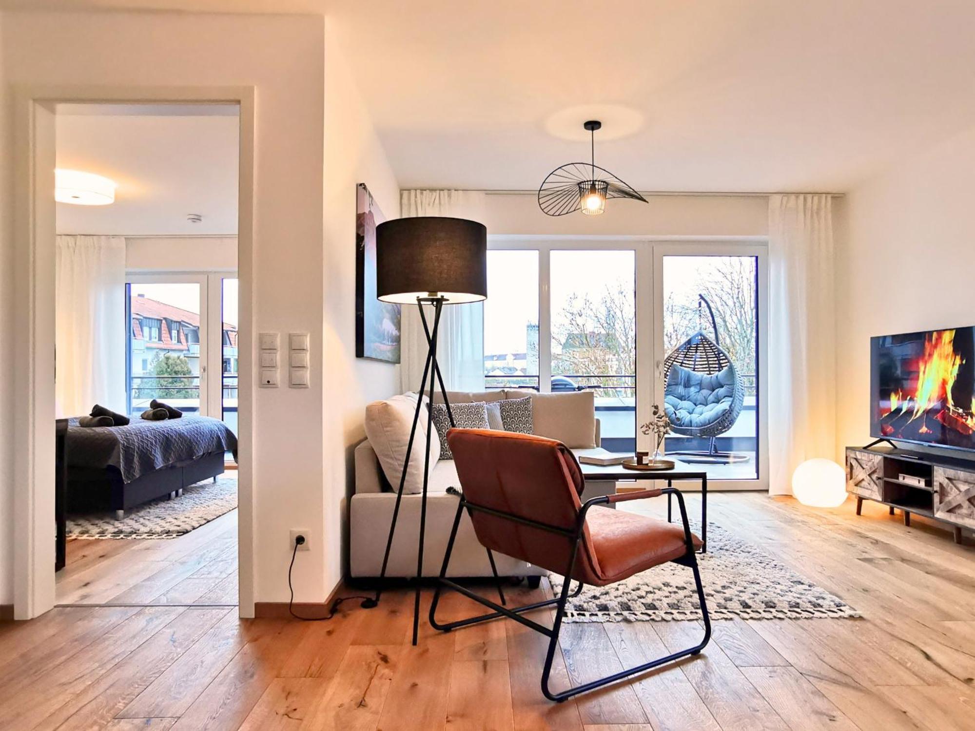Fynbos Penthouse Deluxe, Balkon, Parkplatz Leilighet Straubing Eksteriør bilde