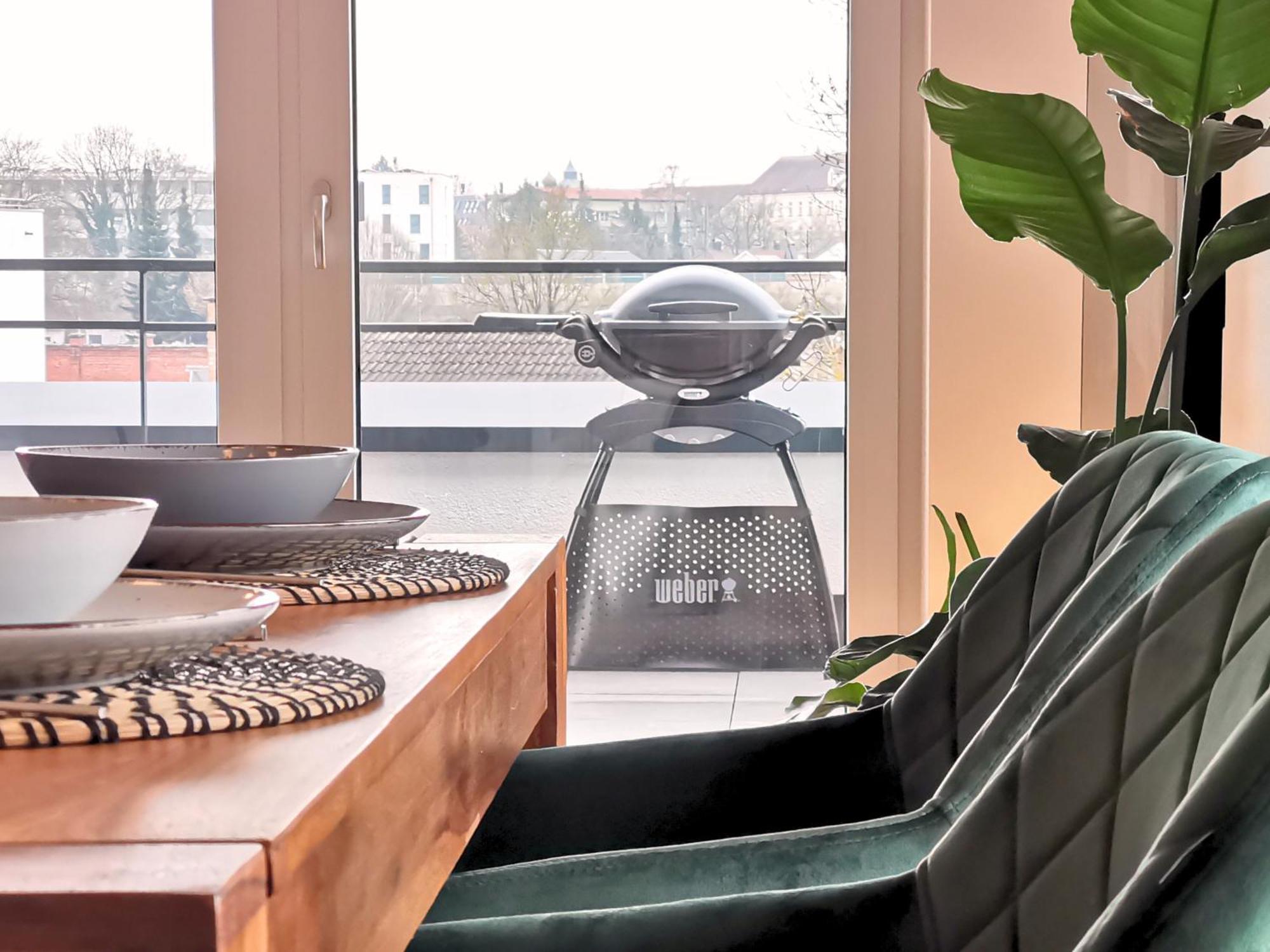 Fynbos Penthouse Deluxe, Balkon, Parkplatz Leilighet Straubing Eksteriør bilde